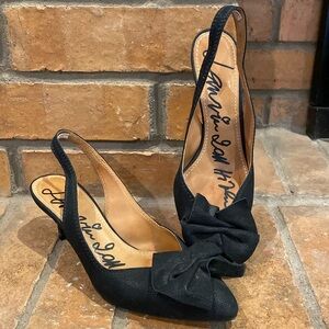 LANVIN Leather Slingback Pumps - Size EU 36 / US 6